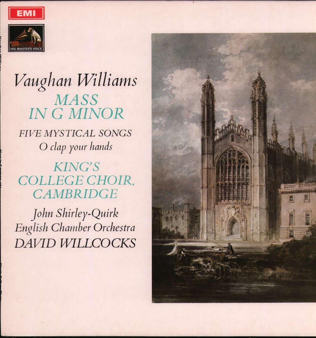 John Shirley-Quirk / English Chamber Orchestra / David Willcocks - Vaughan Williams - Mass In G Minor - Lp