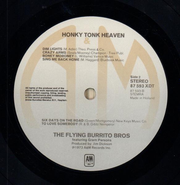 Flying Burrito Bros Featuring Gram Parsons - Honky Tonk Heaven - Double Lp