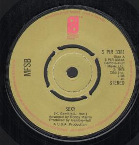 MFSB - Sexy - 7 Inch