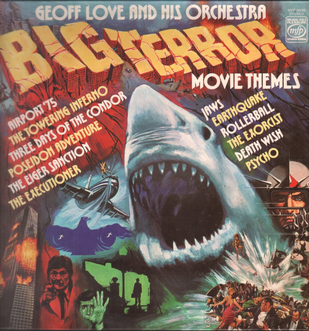 Geoff Love And His Orchestra - Big Terror Movie Themes - Lp