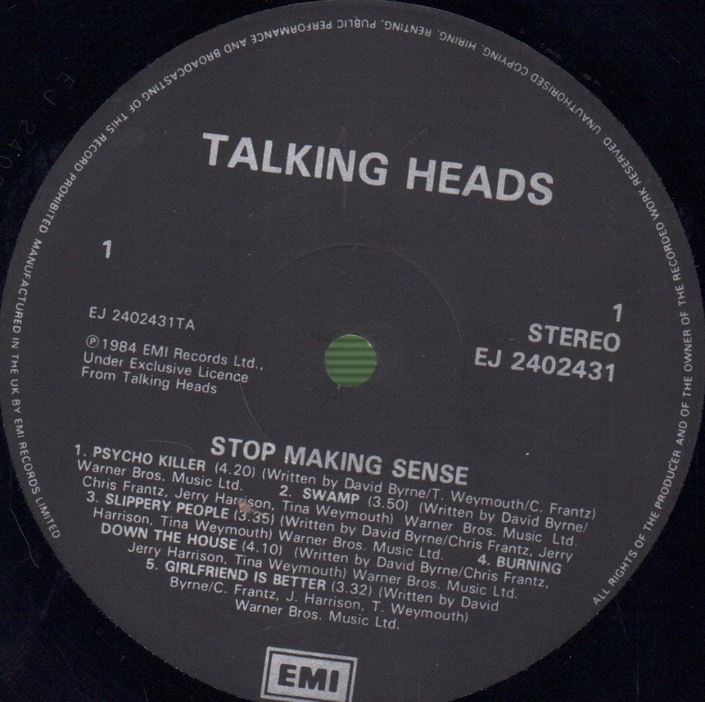 Talking Heads - Stop Making Sense - Lp
