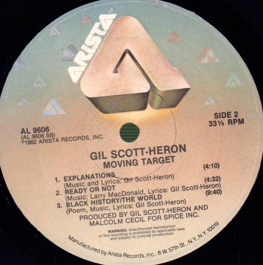 Gil Scott-Heron - Moving Target - Lp