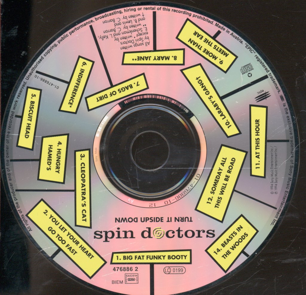 Spin Doctors - Turn It Upside Down - Cd