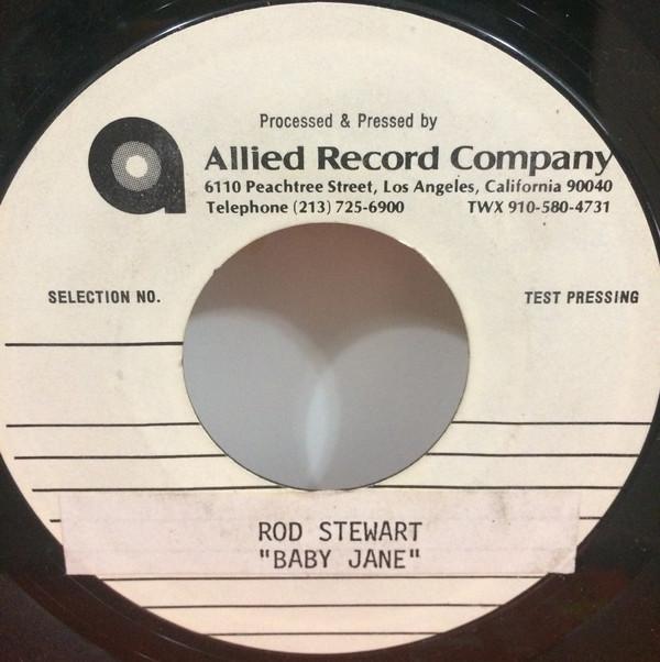 Rod Stewart - Baby Jane - 7 Inch