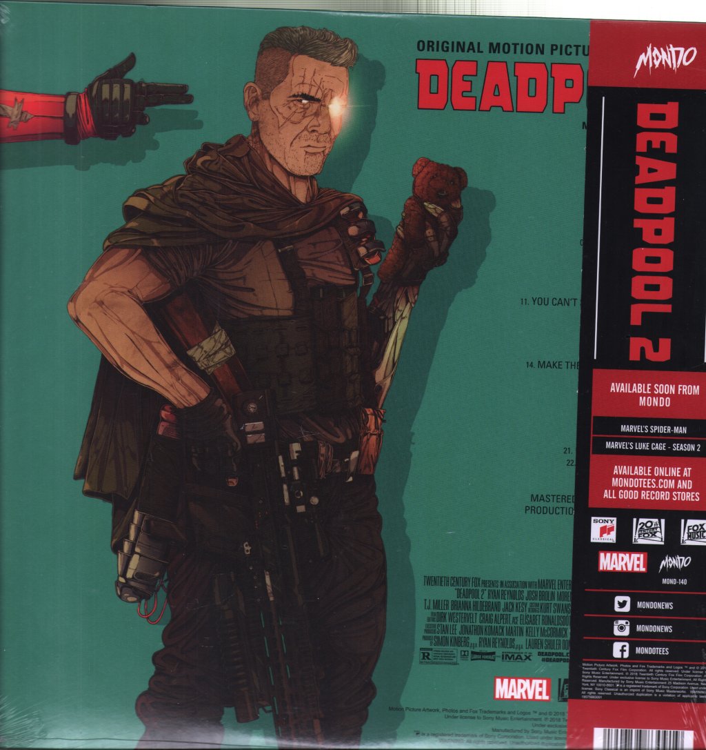 Tyler Bates - Deadpool 2 (Original Motion Picture Score) - Lp