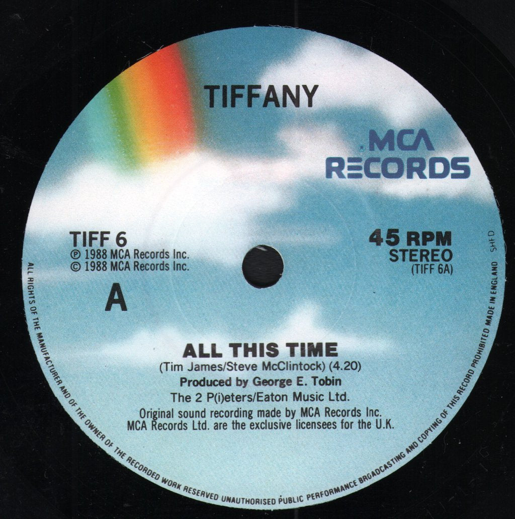 Tiffany (80'S Artist) - All This Time - 7 Inch
