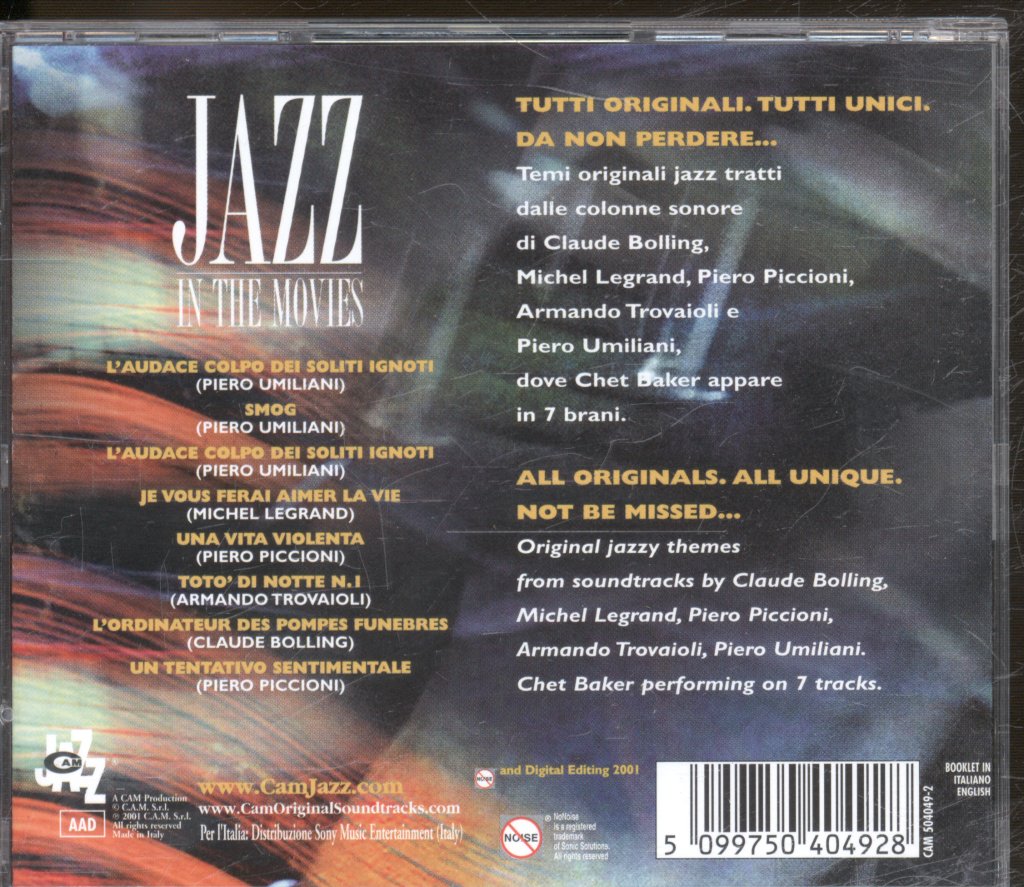 Various Artists - Jazz In The Movies - Cd