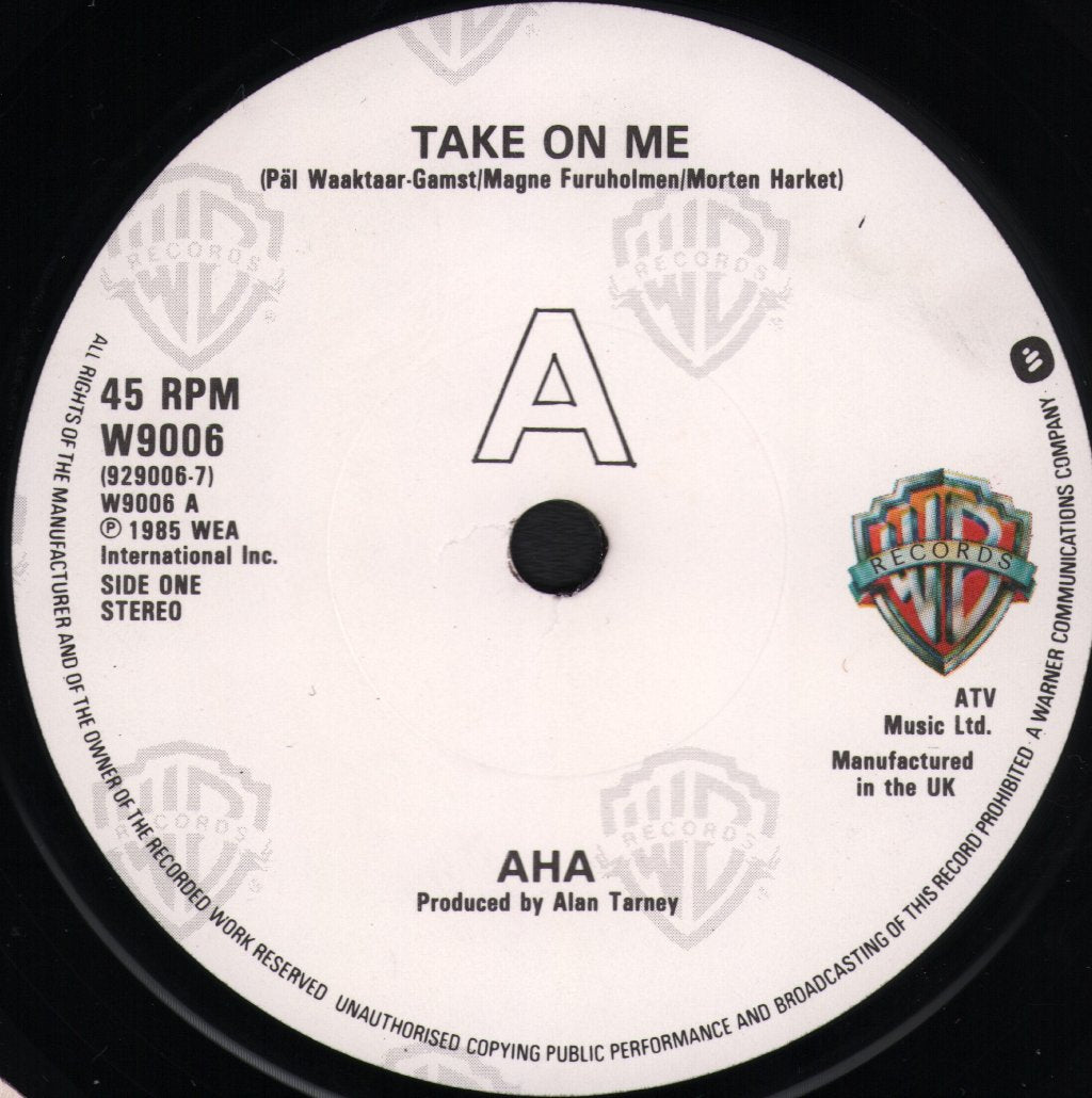 A-Ha - Take On Me - 7 Inch