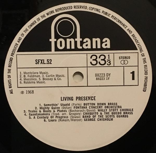 Various Artists - Living Presence Stereo Sampler - Lp