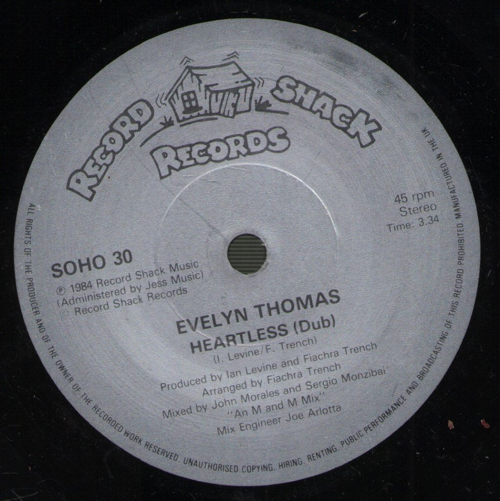 Evelyn Thomas - Heartless - 7 Inch