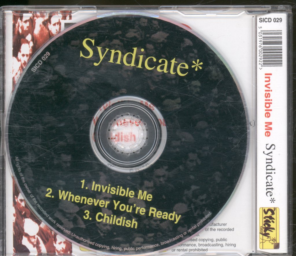 Syndicate (90'S Group) - Invisible Me - Cd