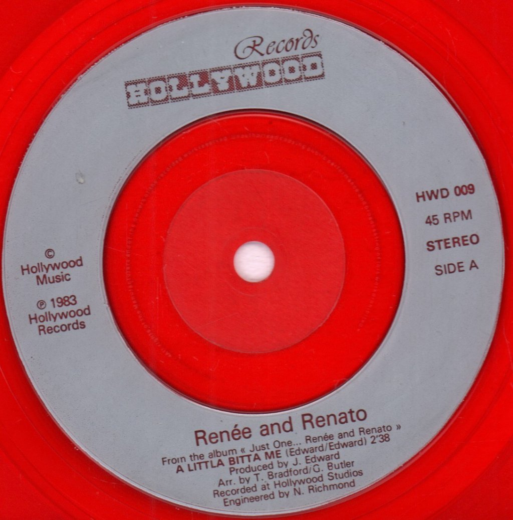 Renee And Renato - A Littla Bitta Me - 7 Inch