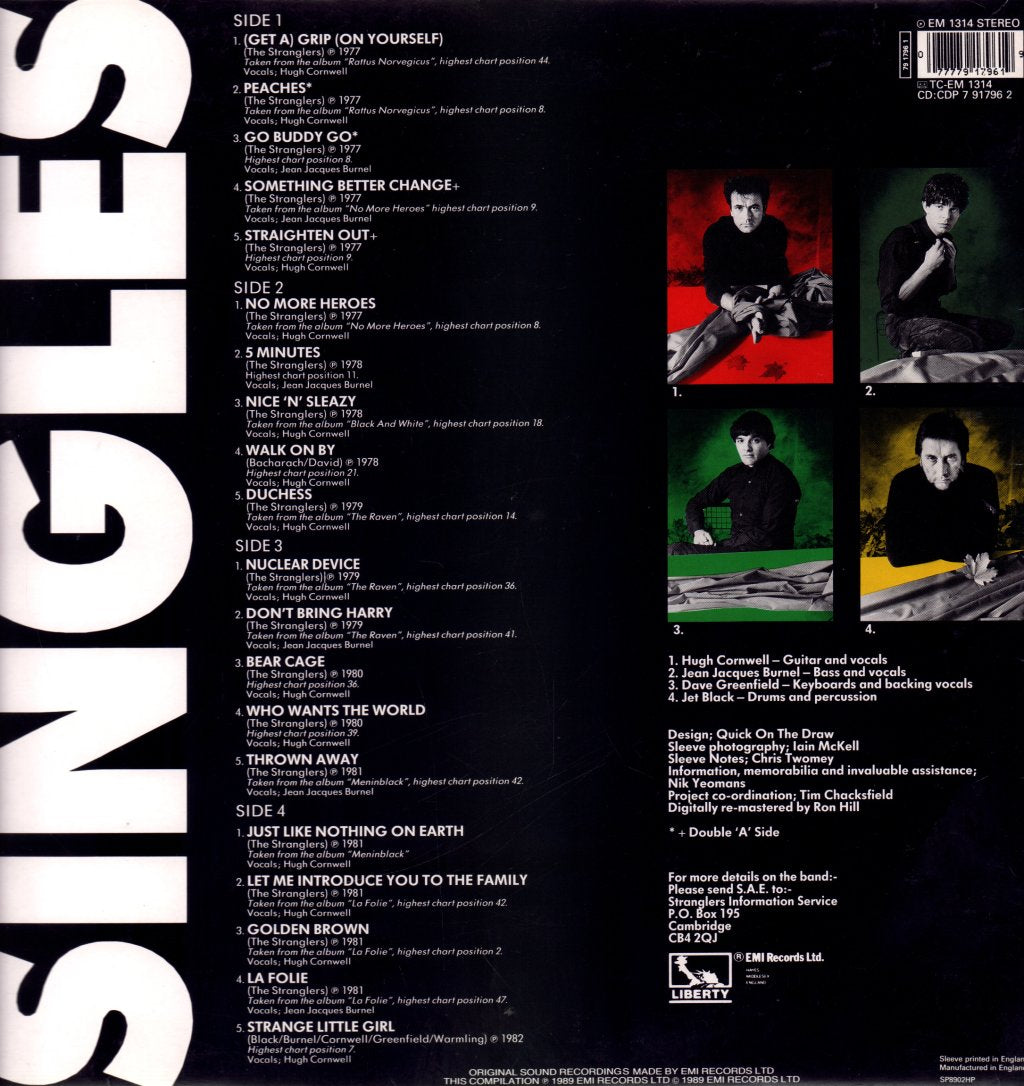 Stranglers - Singles (The U.A. Years) - Double Lp