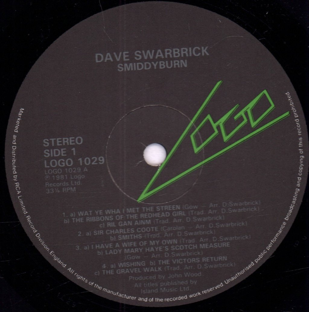 Dave Swarbrick - Smiddyburn - Lp