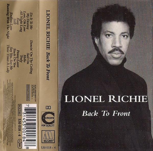 Lionel Richie - Back To Front - Cassette