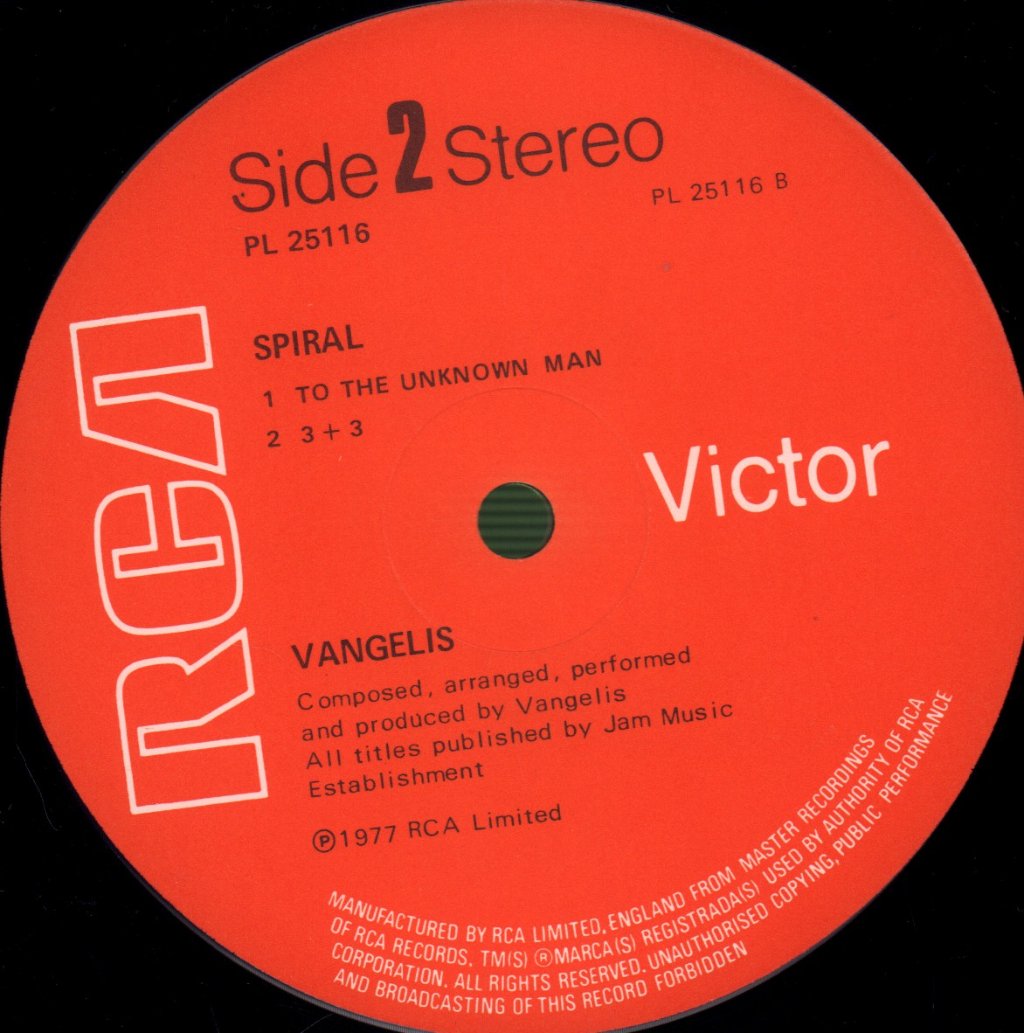 Vangelis - Spiral - Lp