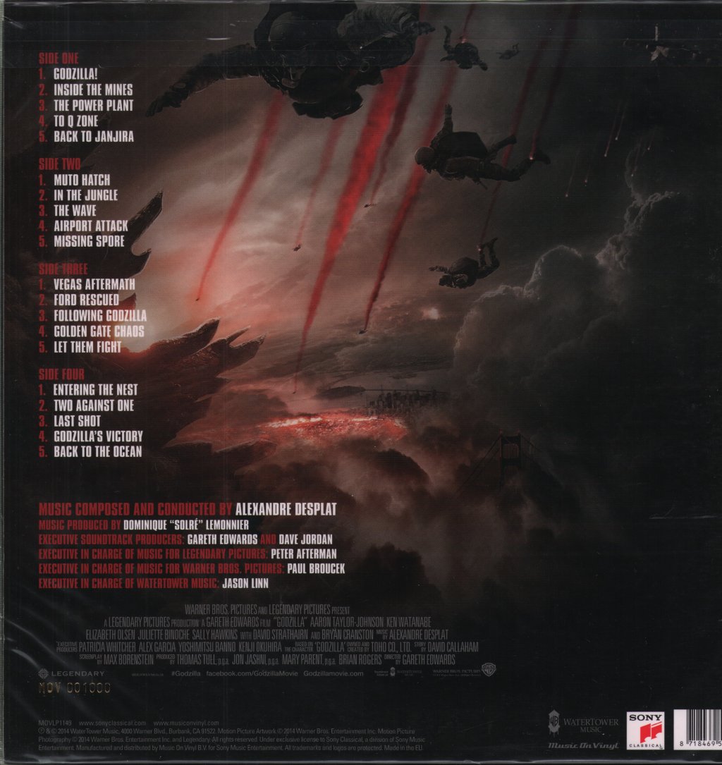 Alexandre Desplat - Godzilla (Original Motion Picture Soundtrack) - Double Lp