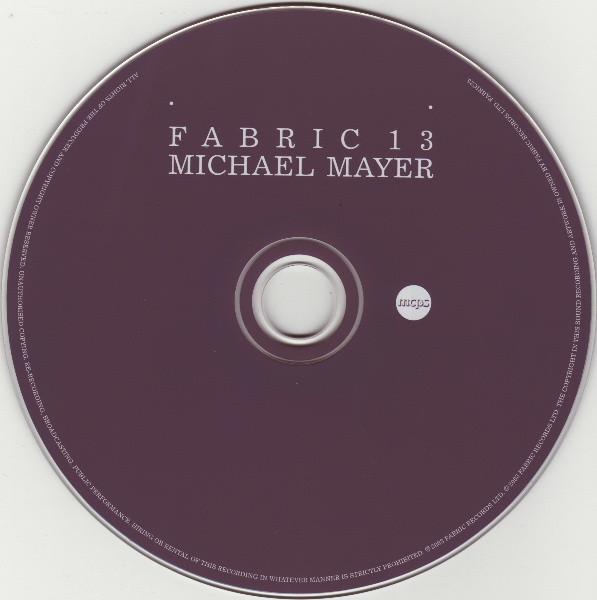Michael Mayer - Fabric 13 - Cd