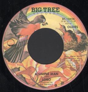 Lobo - A Simple Man - 7 Inch