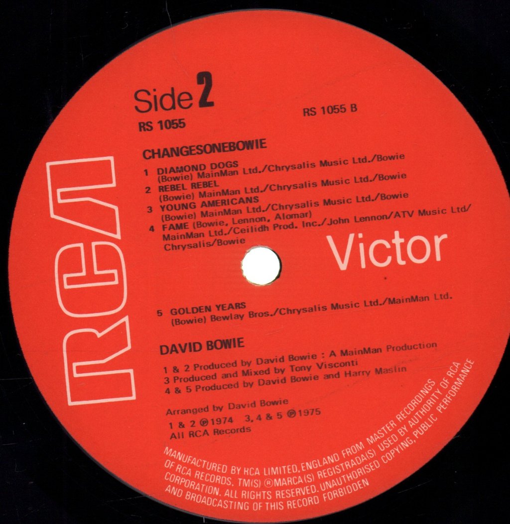 David Bowie - Changes One - Lp