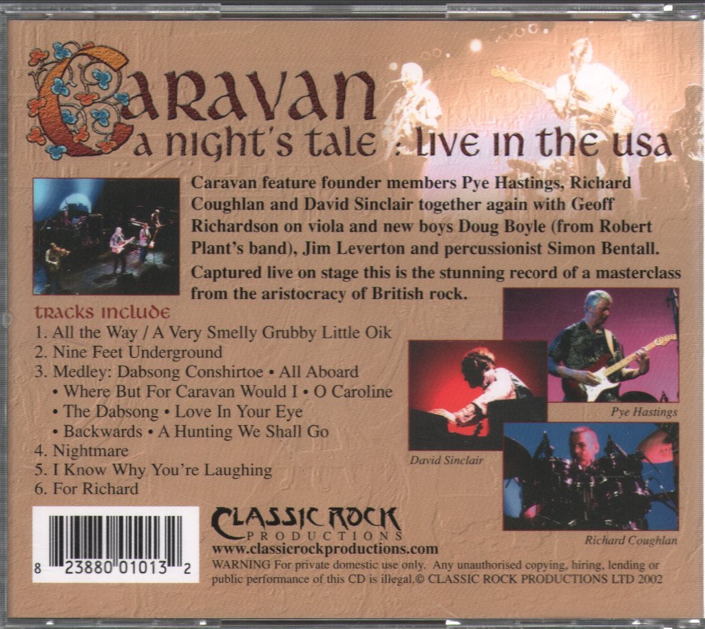 Caravan - A Night's Tale - Live In The USA - Cd