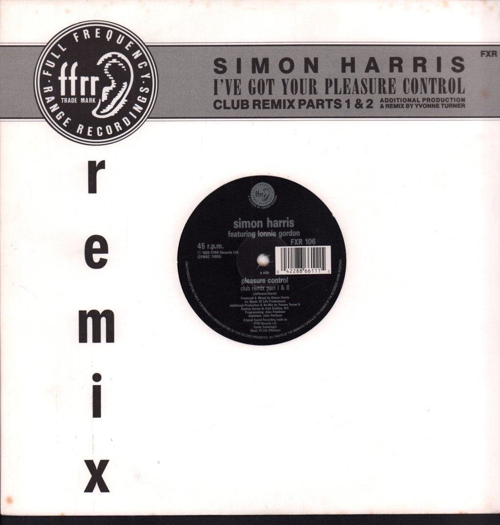 Simon Harris - Pleasure Control - 12 Inch
