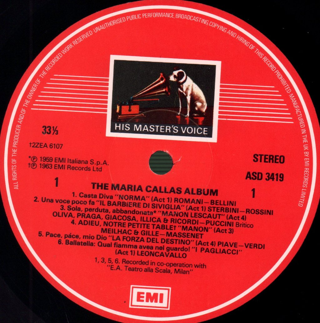 Maria Callas - Maria Callas Album - Double Lp