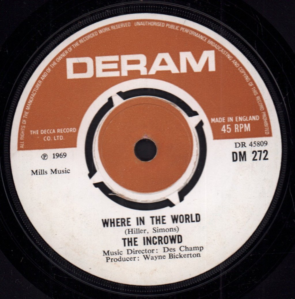 Incrowd - Where In The World - 7 Inch