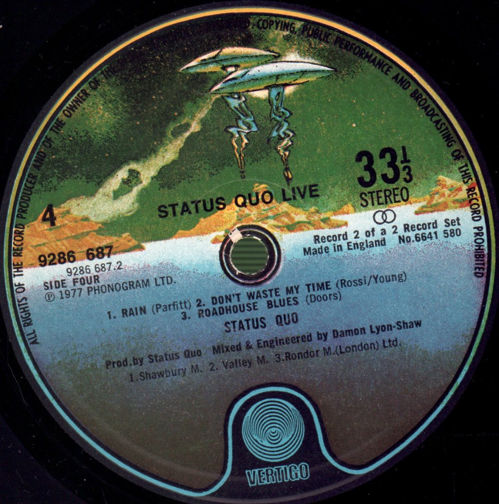 Status Quo - Live - Double Lp