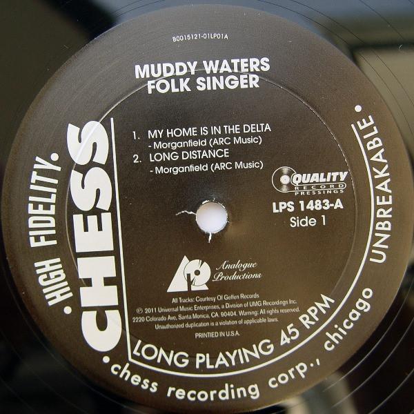 Muddy Waters - Folk Singer - Double Lp