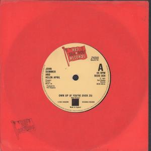 John Dummer And Helen April - Own Up If You're Over 25 - 7 Inch