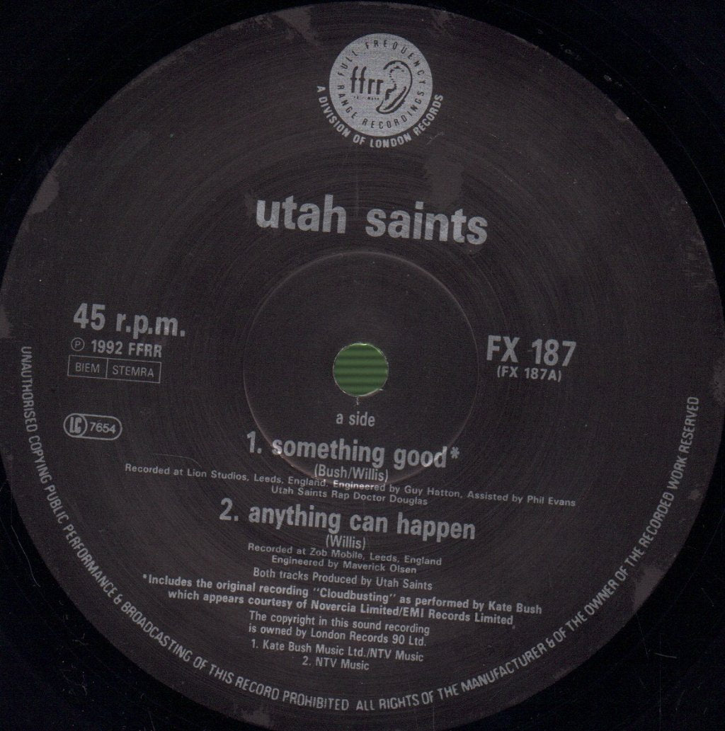 Utah Saints - Something Good - 12 Inch