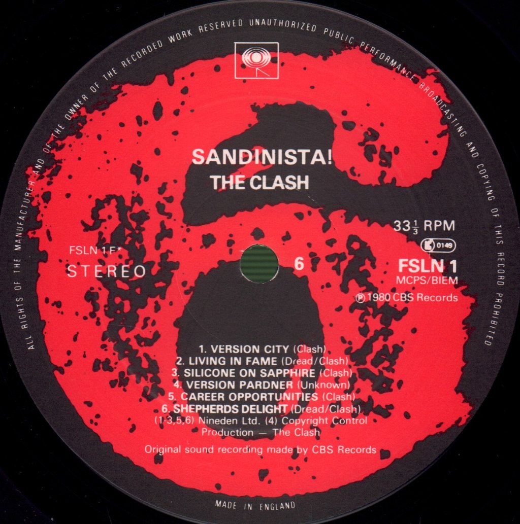 Clash - Sandinista - Triple Lp