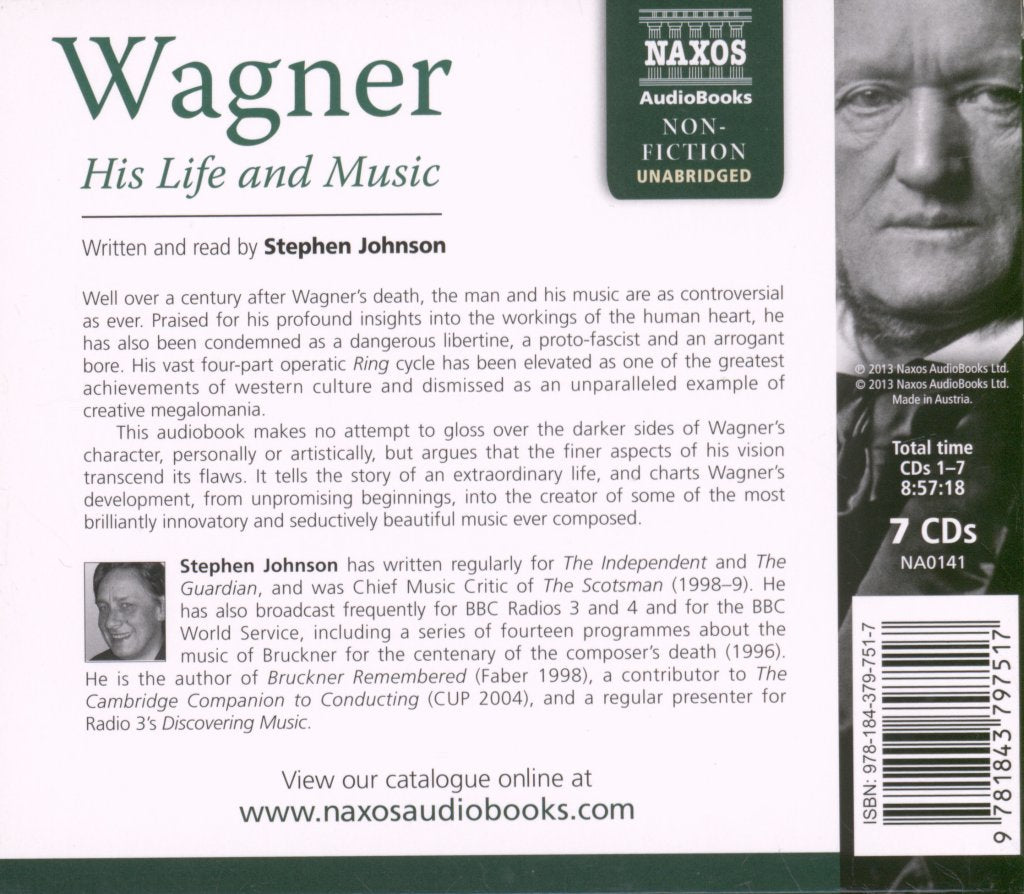 Stephen Johnson - Wagner His Life And His Music - Cd Set