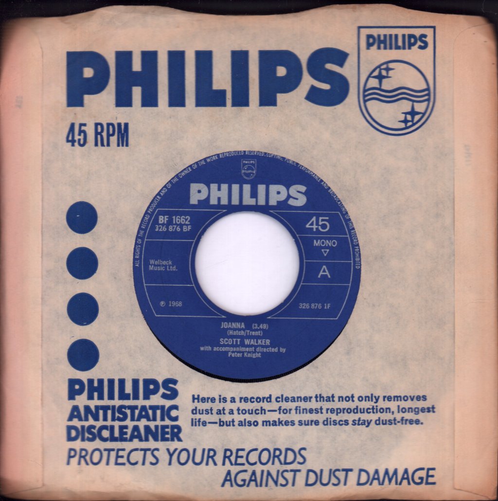 Scott Walker - Joanna - 7 Inch