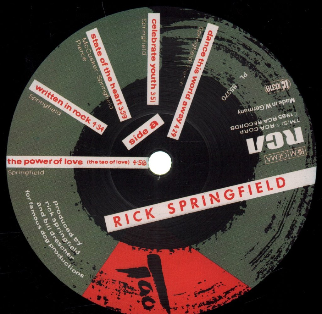 Rick Springfield - Tao - Lp