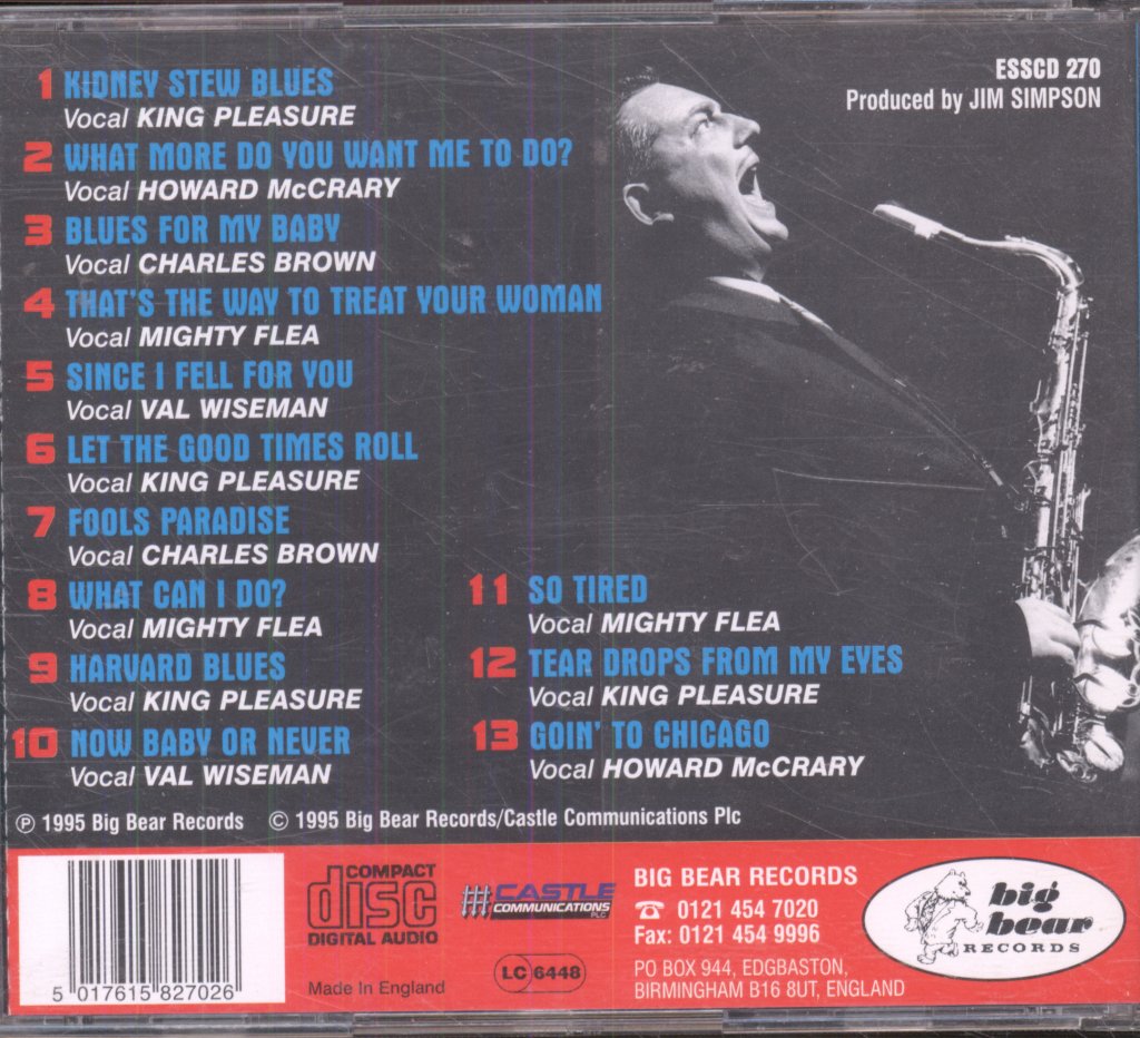 King Pleasure And The Biscuit Boys - Blues & Rhythm Revue Volume One - Cd