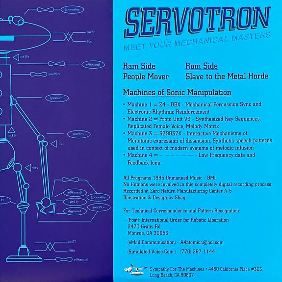 Servotron - Meet Your Mechanical Masters - 7 Inch