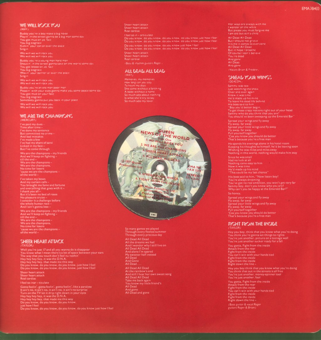 Queen - News Of The World - Lp