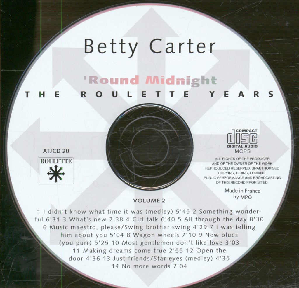 Betty Carter - 'Round Midnight - The Roulette Years - Double Cd