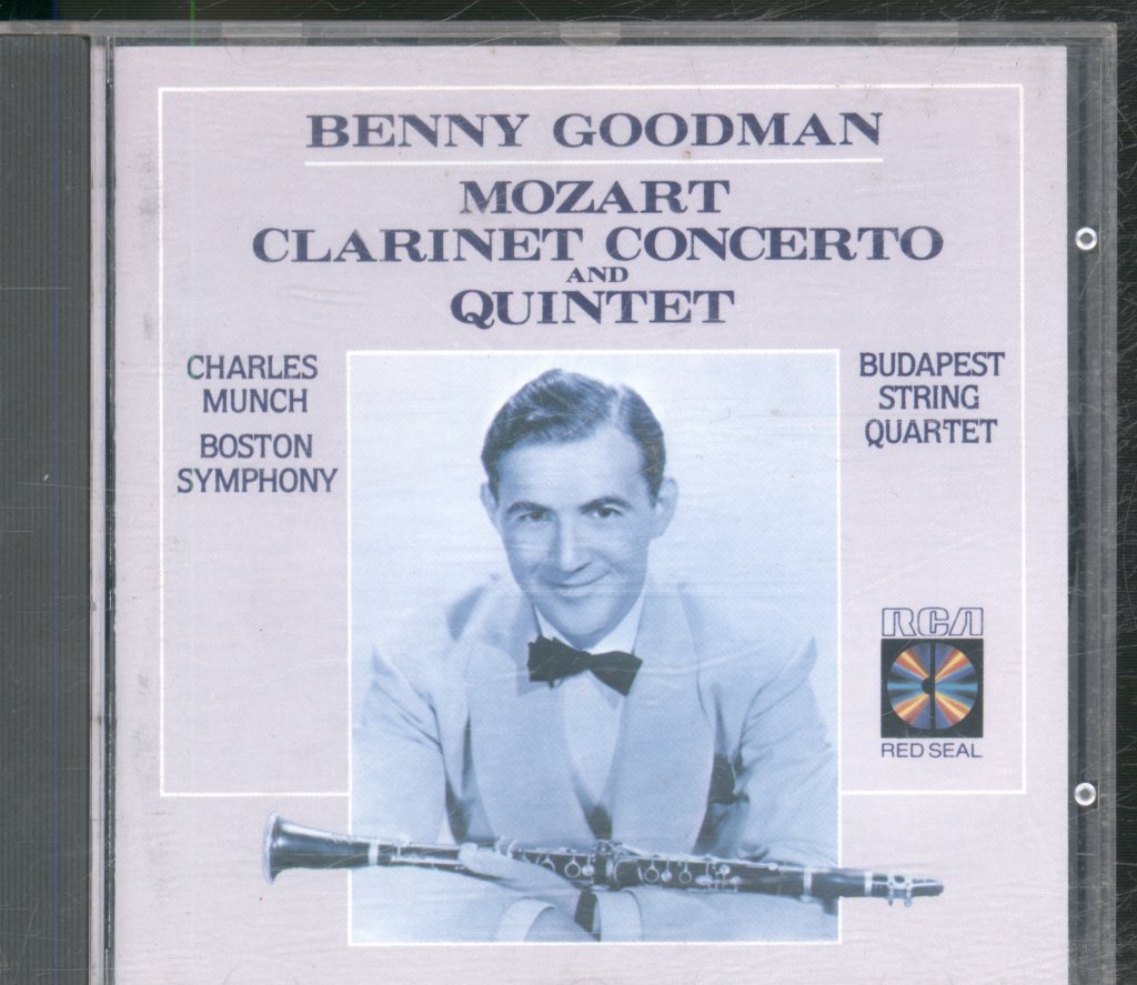 Benny Goodman, Charles Munch, Boston Symphony Orchestra, Budapest String Quartet - Mozart  - Clarinet Concerto And Quintet - Cd
