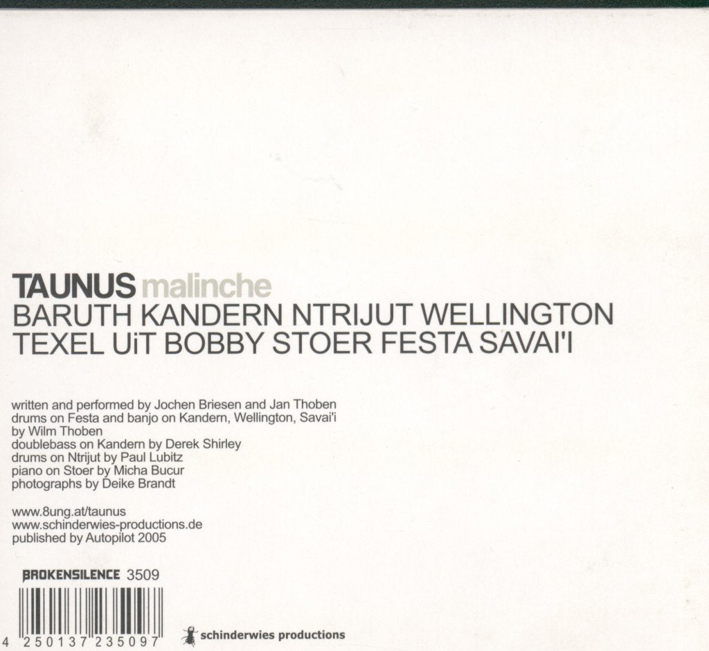 Taunus - Malinche - Cd