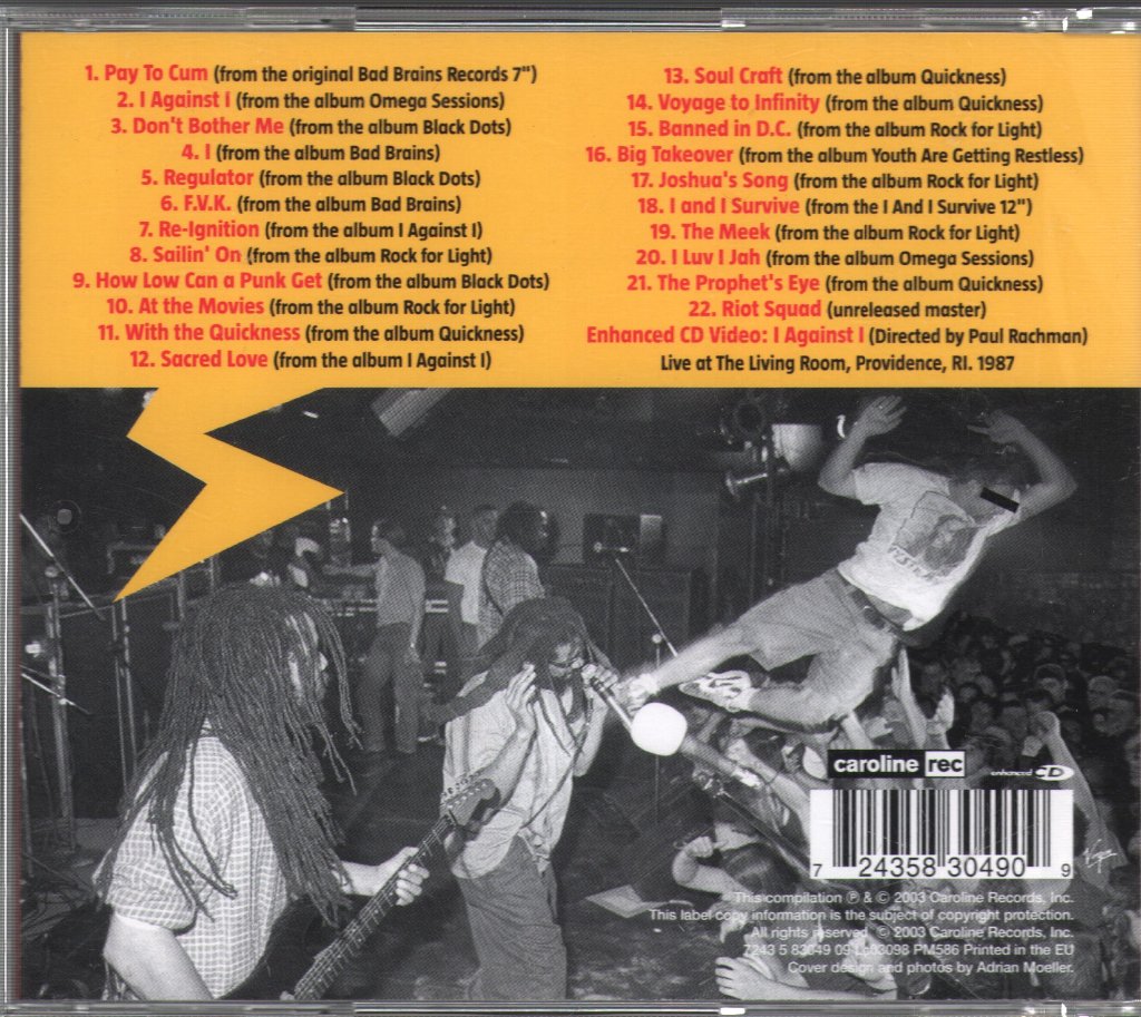 Bad Brains - Banned In D.C.: Bad Brains Greatest Riffs - Cd
