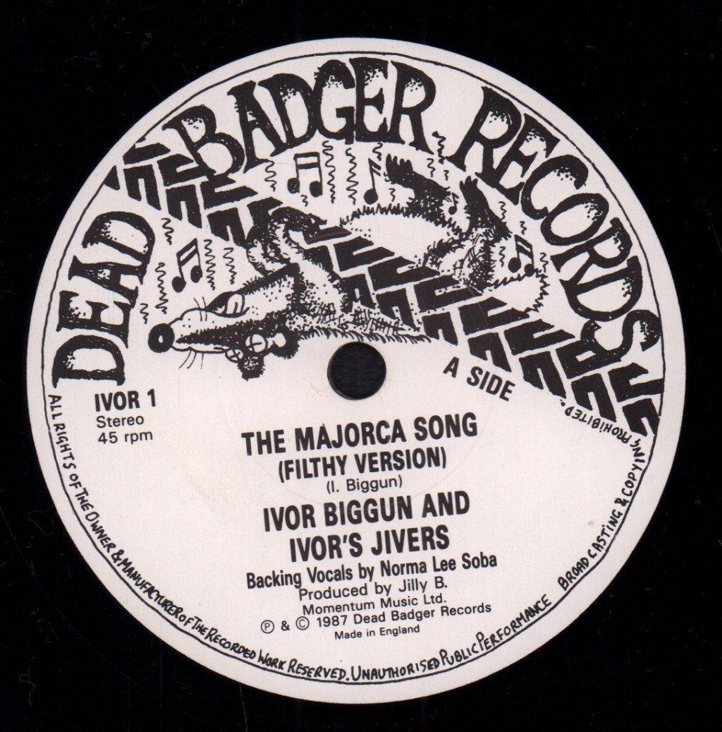 Ivor Biggun - Majorca Song - 7 Inch