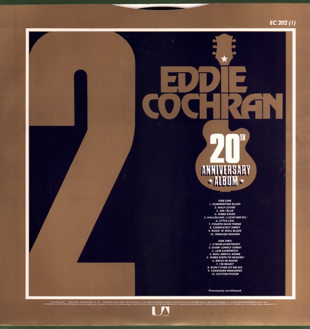 Eddie Cochran - 20th Anniversary Album - Lp Set