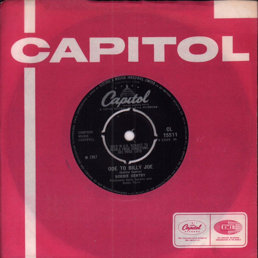Bobbie Gentry - Ode To Billy Joe - 7 Inch