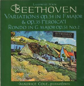Maurice Cole - Ludwig Van Beethoven - Variations Op.34 In F Major - Lp