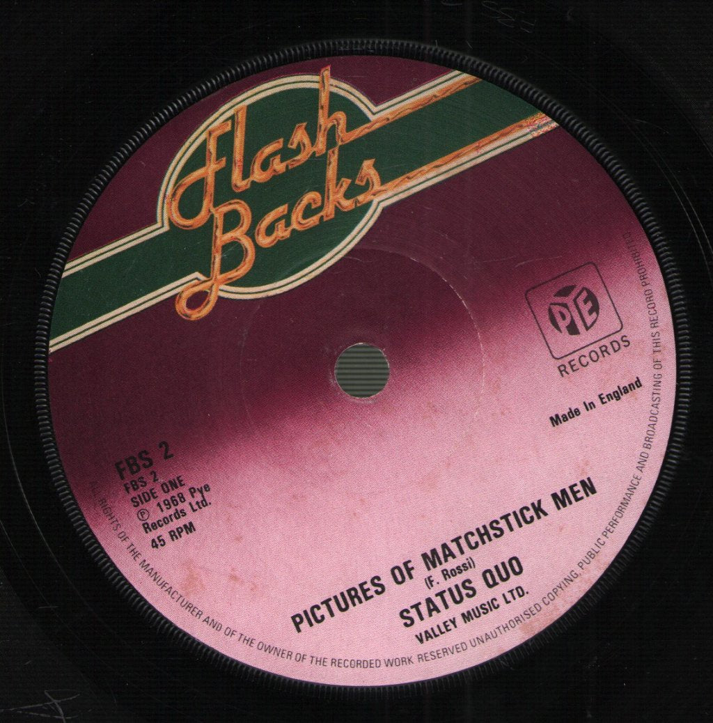 Status Quo - Pictures Of Matchstick Men - 7 Inch