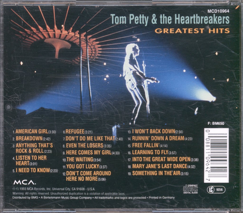 Tom Petty And The Heartbreakers - Greatest Hits - Cd