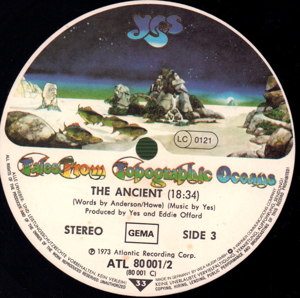 Yes - Tales From Topographic Oceans - Double Lp